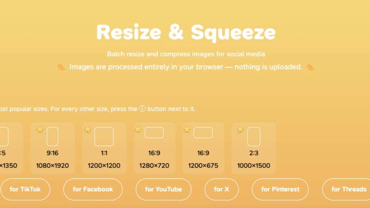 Resize & Squeeze